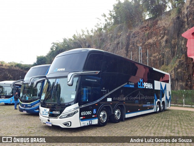 Empresa de Ônibus Nossa Senhora da Penha 65080 na cidade de Campinas, São Paulo, Brasil, por André Luiz Gomes de Souza. Número da foto: #13138274.