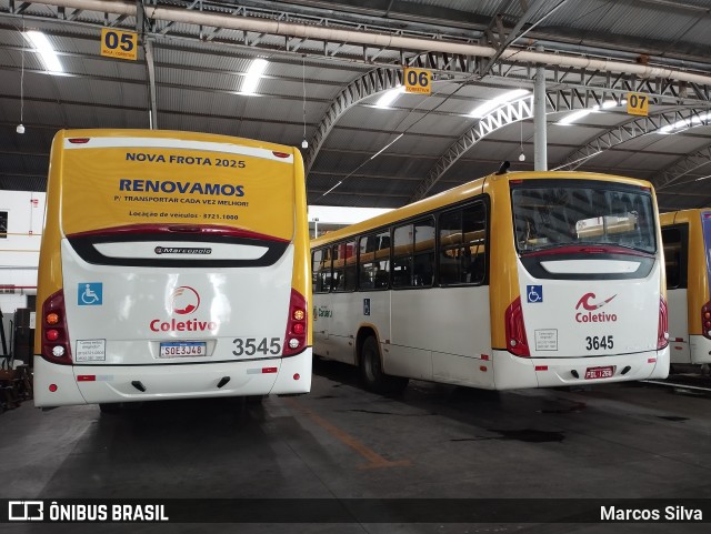 Coletivo Transportes 3545 na cidade de Caruaru, Pernambuco, Brasil, por Marcos Silva. Número da foto: #13136904.