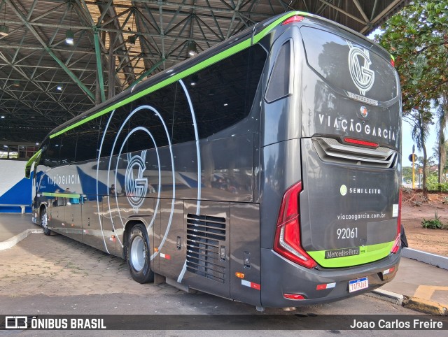 Viação Garcia 92061 na cidade de Bauru, São Paulo, Brasil, por Joao Carlos Freire. Número da foto: #13136684.