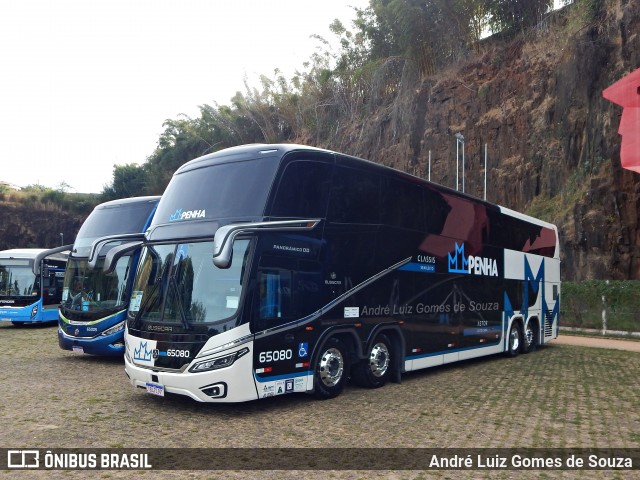 Empresa de Ônibus Nossa Senhora da Penha 65080 na cidade de Campinas, São Paulo, Brasil, por André Luiz Gomes de Souza. Número da foto: #13138291.
