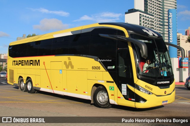 Viação Nova Itapemirim 60606 na cidade de Curitiba, Paraná, Brasil, por Paulo Henrique Pereira Borges. Número da foto: #13137932.