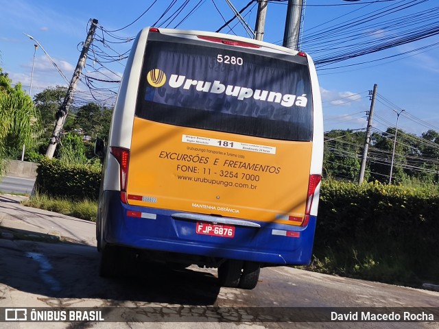Auto Viação Urubupungá 5280 na cidade de Cotia, São Paulo, Brasil, por David Macedo Rocha. Número da foto: #13136324.