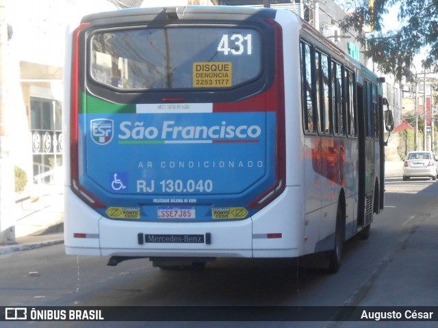 Expresso São Francisco RJ 130.040 na cidade de Nova Iguaçu, Rio de Janeiro, Brasil, por Augusto César. Número da foto: #13137131.