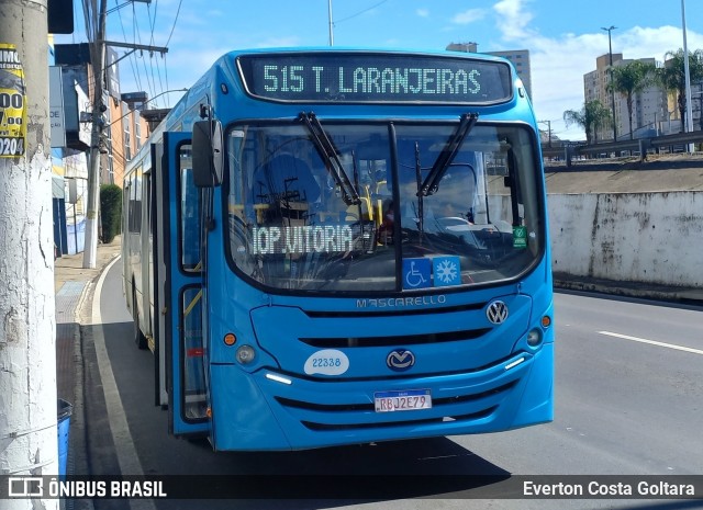 Nova Transporte 22338 na cidade de Cariacica, Espírito Santo, Brasil, por Everton Costa Goltara. Número da foto: #13136724.