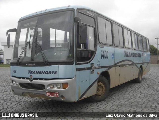 Transnorte - Transporte e Turismo Norte de Minas 1400 na cidade de Montes Claros, Minas Gerais, Brasil, por Luiz Otavio Matheus da Silva. Número da foto: #13138247.