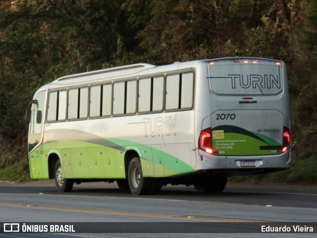 Turin Transportes 2070 na cidade de Conselheiro Lafaiete, Minas Gerais, Brasil, por Eduardo Vieira. Número da foto: #13136493.