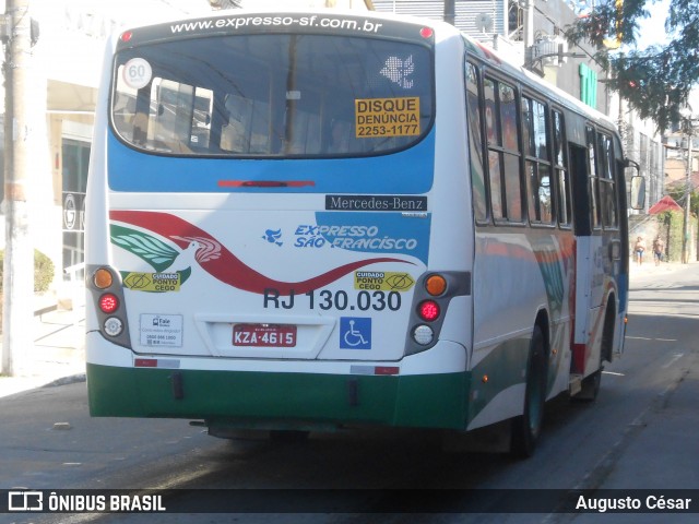 Expresso São Francisco RJ 130.030 na cidade de Nova Iguaçu, Rio de Janeiro, Brasil, por Augusto César. Número da foto: #13137110.