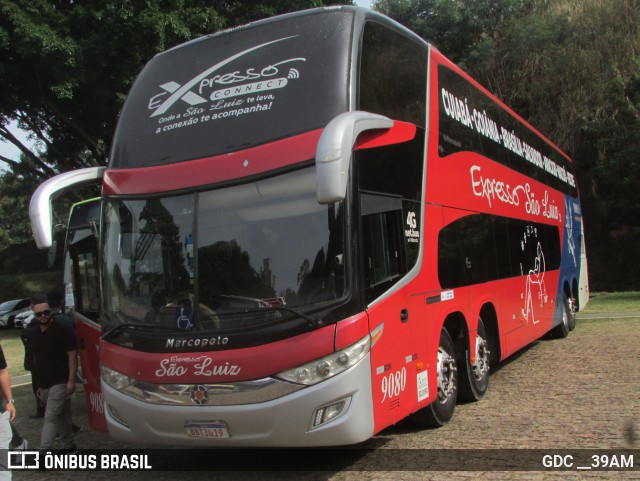 Expresso São Luiz 9080 na cidade de Campinas, São Paulo, Brasil, por GDC __39AM. Número da foto: #13136983.