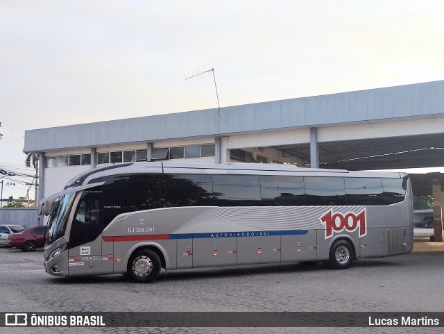 Auto Viação 1001 RJ 108.081 na cidade de Campos dos Goytacazes, Rio de Janeiro, Brasil, por Lucas Martins. Número da foto: #13136518.