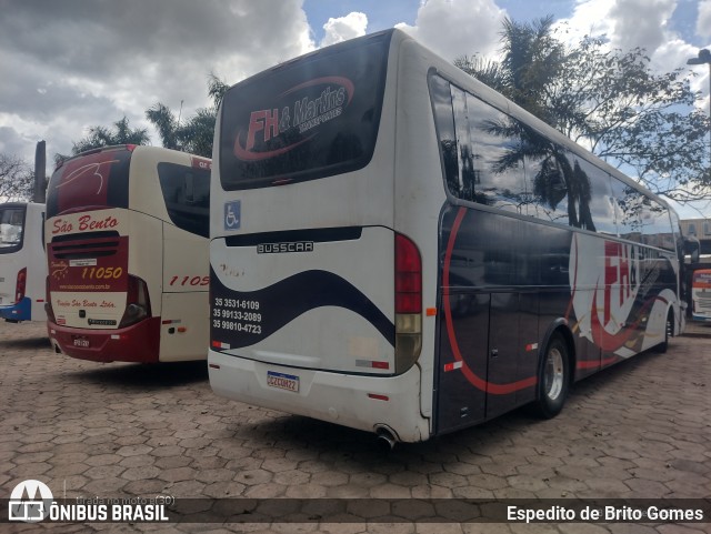 FH & Martins Transportes 0722 na cidade de São Sebastião do Paraíso, Minas Gerais, Brasil, por Espedito de Brito Gomes. Número da foto: #13138292.