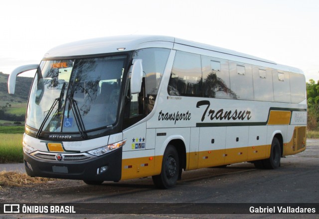 Transur - Transporte Rodoviário Mansur 6580 na cidade de Campanha, Minas Gerais, Brasil, por Gabriel Valladares. Número da foto: #13138280.