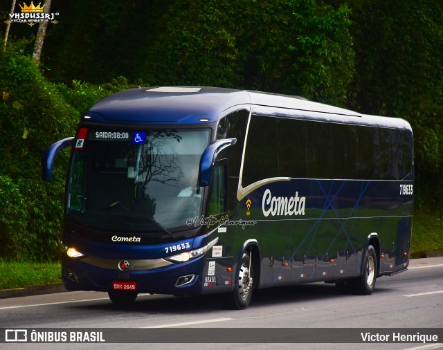 Viação Cometa 719633 na cidade de Petrópolis, Rio de Janeiro, Brasil, por Victor Henrique. Número da foto: #13137624.