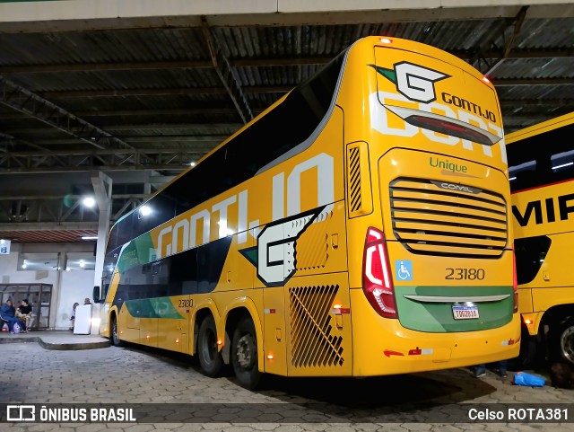 Empresa Gontijo de Transportes 23180 na cidade de Ipatinga, Minas Gerais, Brasil, por Celso ROTA381. Número da foto: #13138647.