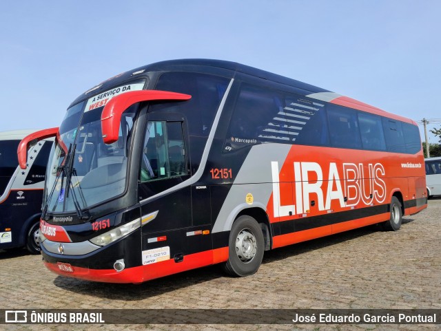 Lirabus 12151 na cidade de Hortolândia, São Paulo, Brasil, por José Eduardo Garcia Pontual. Número da foto: #13136392.