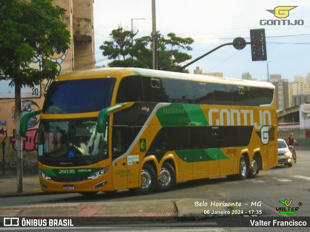 Empresa Gontijo de Transportes 25035 na cidade de Belo Horizonte, Minas Gerais, Brasil, por Valter Francisco. Número da foto: #13137324.