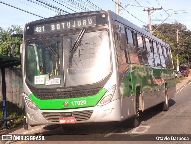 Rápido Campinas 17020 na cidade de Campo Limpo Paulista, São Paulo, Brasil, por Otavio Barbosa. Número da foto: #13136232.