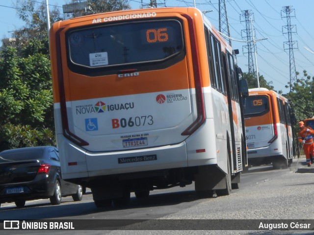 Expresso Nossa Senhora da Glória B06073 na cidade de Nova Iguaçu, Rio de Janeiro, Brasil, por Augusto César. Número da foto: #13137096.