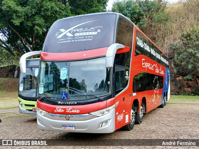 Expresso São Luiz 9080 na cidade de Campinas, São Paulo, Brasil, por André Fermino . Número da foto: #13138130.