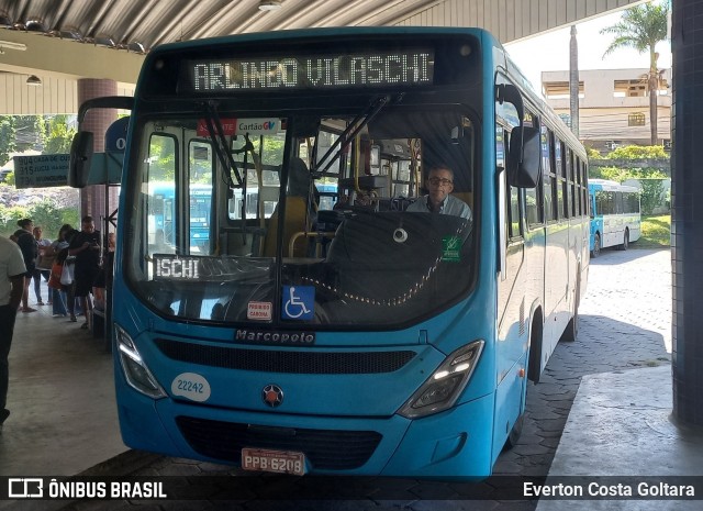 Nova Transporte 22242 na cidade de Cariacica, Espírito Santo, Brasil, por Everton Costa Goltara. Número da foto: #13136733.
