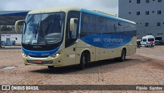 Viação Novo Horizonte 524911 na cidade de Barra da Estiva, Bahia, Brasil, por Flávio  Santos. Número da foto: #13136178.