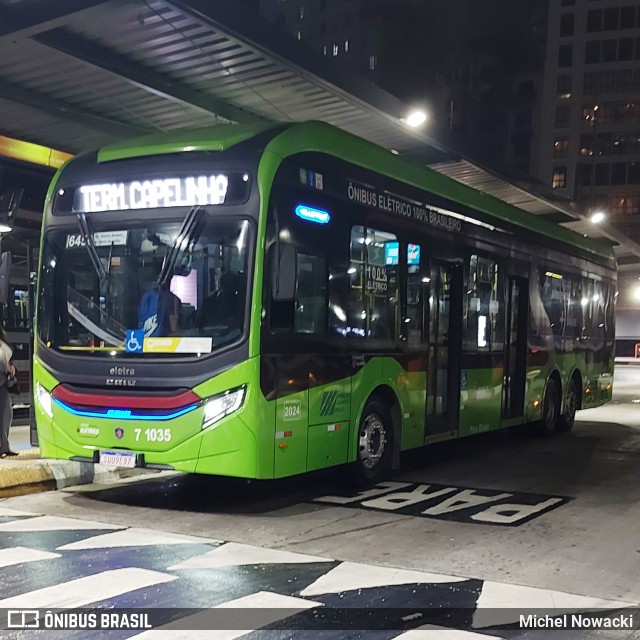 Viação Campo Belo 7 1035 na cidade de São Paulo, São Paulo, Brasil, por Michel Nowacki. Número da foto: #13138424.
