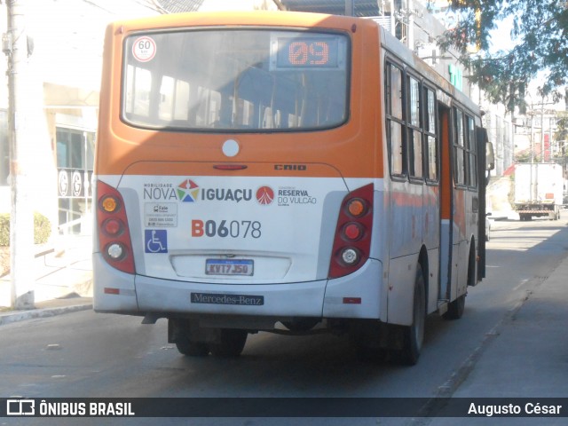 Expresso Nossa Senhora da Glória B06078 na cidade de Nova Iguaçu, Rio de Janeiro, Brasil, por Augusto César. Número da foto: #13137138.