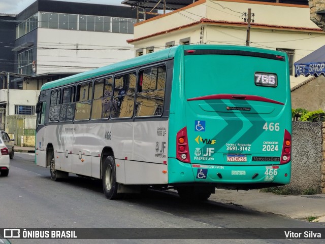 VSFL - Viação São Francisco 466 na cidade de Juiz de Fora, Minas Gerais, Brasil, por Vitor Silva. Número da foto: #13136524.