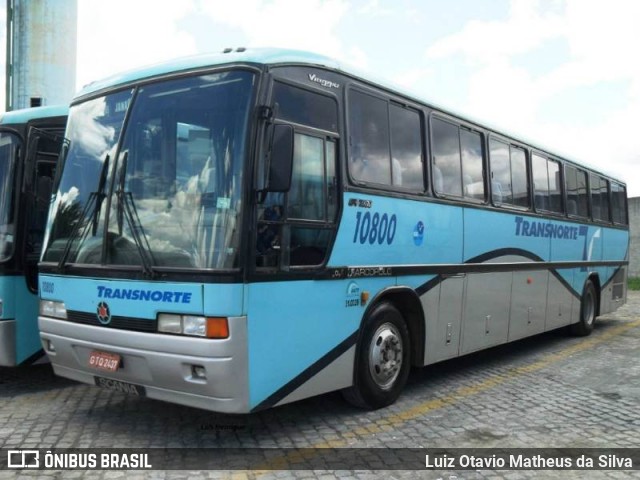 Transnorte - Transporte e Turismo Norte de Minas 10800 na cidade de Montes Claros, Minas Gerais, Brasil, por Luiz Otavio Matheus da Silva. Número da foto: #13138238.