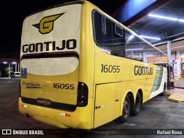 Empresa Gontijo de Transportes 16055 na cidade de João Monlevade, Minas Gerais, Brasil, por Rafael Rosa. Número da foto: #13137112.