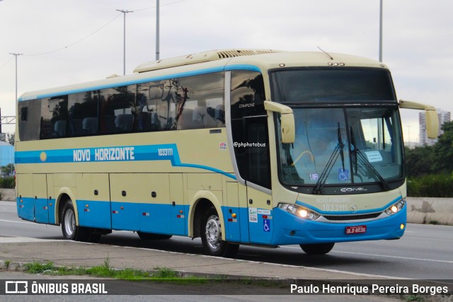 Viação Novo Horizonte 1033111 na cidade de São Paulo, São Paulo, Brasil, por Paulo Henrique Pereira Borges. Número da foto: #13138036.