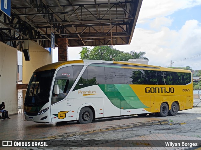 Empresa Gontijo de Transportes 19825 na cidade de Coronel Fabriciano, Minas Gerais, Brasil, por Wilyan Borges . Número da foto: #13141840.