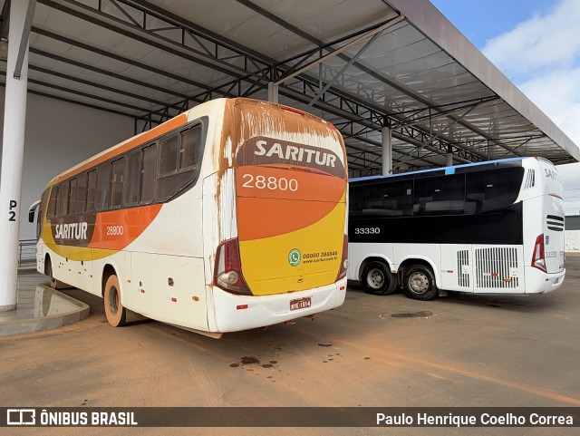 Saritur - Santa Rita Transporte Urbano e Rodoviário 28800 na cidade de Capelinha, Minas Gerais, Brasil, por Paulo Henrique Coelho Correa. Número da foto: #13142077.