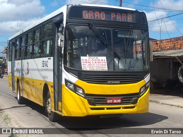 Belém Rio Transportes BD-042 na cidade de Belém, Pará, Brasil, por Erwin Di Tarso. Número da foto: #13141656.