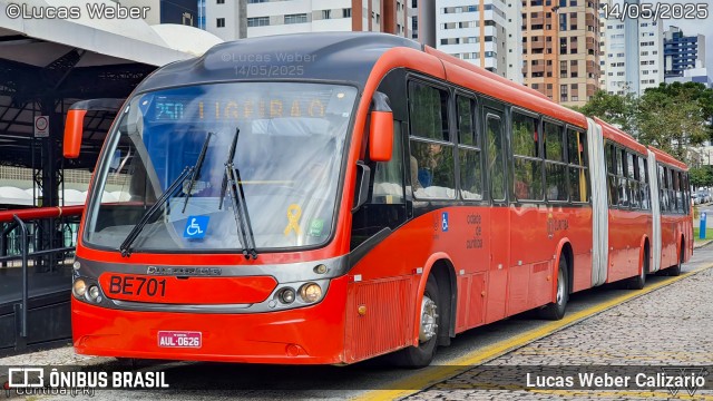 Transporte Coletivo Glória BE701 na cidade de Curitiba, Paraná, Brasil, por Lucas Weber Calizario. Número da foto: #13139022.