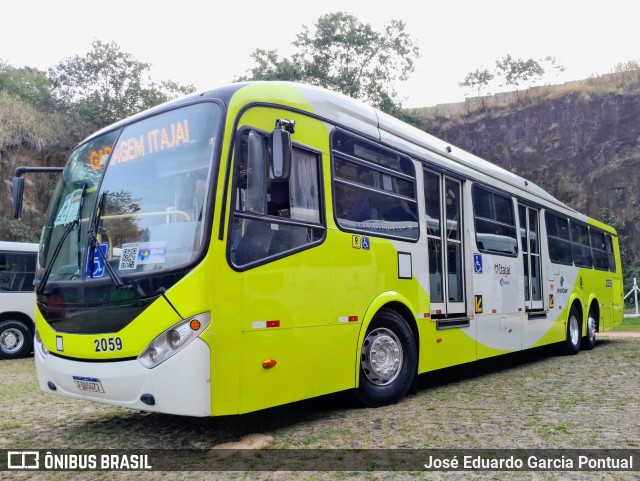 Itajaí Transportes Coletivos 2059 na cidade de Campinas, São Paulo, Brasil, por José Eduardo Garcia Pontual. Número da foto: #13139252.