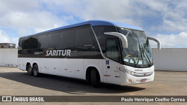 Saritur - Santa Rita Transporte Urbano e Rodoviário 33330 na cidade de Capelinha, Minas Gerais, Brasil, por Paulo Henrique Coelho Correa. Número da foto: #13142080.