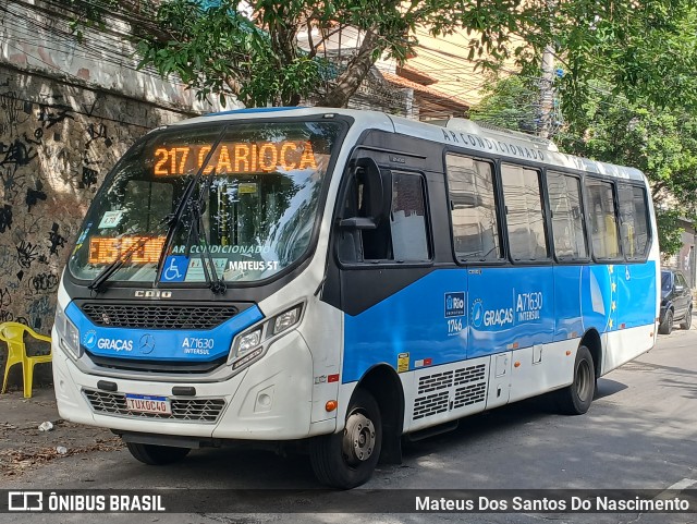 Viação Nossa Senhora das Graças A71630 na cidade de Rio de Janeiro, Rio de Janeiro, Brasil, por Mateus Dos Santos Do Nascimento. Número da foto: #13139518.