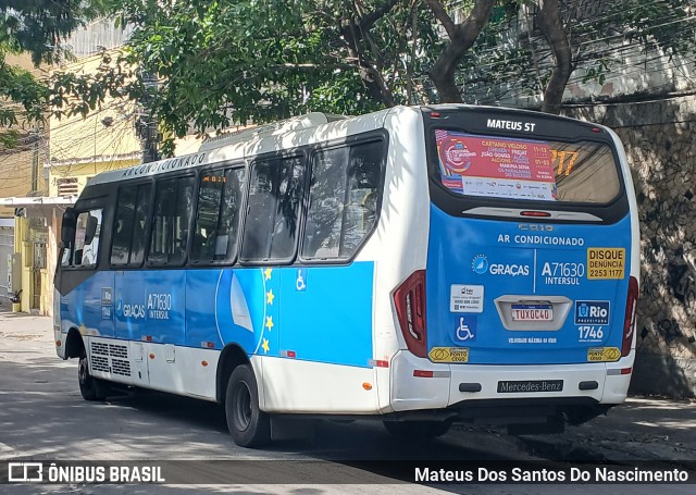 Viação Nossa Senhora das Graças A71630 na cidade de Rio de Janeiro, Rio de Janeiro, Brasil, por Mateus Dos Santos Do Nascimento. Número da foto: #13139516.