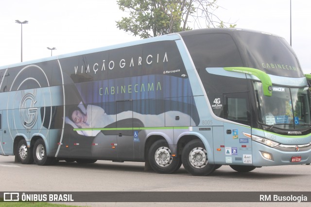 Viação Garcia 8005 na cidade de Florianópolis, Santa Catarina, Brasil, por RM Busologia. Número da foto: #13141471.