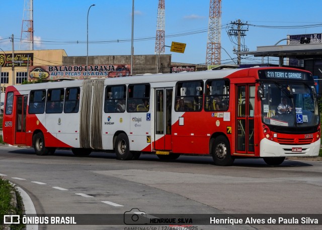 Itajaí Transportes Coletivos 2970 na cidade de Campinas, São Paulo, Brasil, por Henrique Alves de Paula Silva. Número da foto: #13139999.