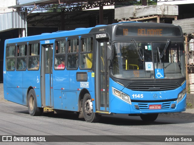 Enscon Viação 1145 na cidade de João Monlevade, Minas Gerais, Brasil, por Adrian Sena. Número da foto: #13140049.