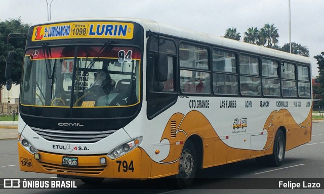 ETUL 4 S.A. 794 na cidade de Chorrillos, Lima, Lima Metropolitana, Peru, por Felipe Lazo. Número da foto: #13141861.
