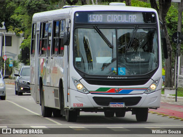 Consórcio Unitrans - 07 > Transnacional 07039 na cidade de João Pessoa, Paraíba, Brasil, por William Souza. Número da foto: #13139450.