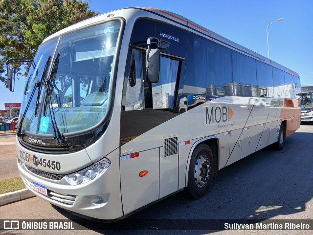 MOBI Transporte 45450 na cidade de Anápolis, Goiás, Brasil, por Sullyvan Martins Ribeiro. Número da foto: #13141843.