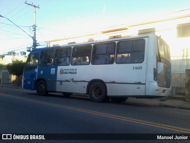 Transcooper > Norte Buss 2 6420 na cidade de São Paulo, São Paulo, Brasil, por Manoel Junior. Número da foto: #13140599.