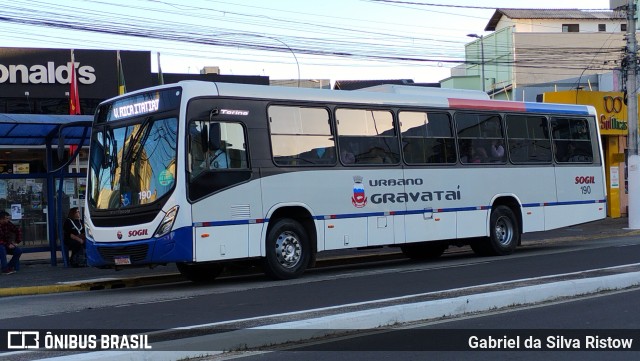 SOGIL - Sociedade de Ônibus Gigante Ltda. 190 na cidade de Gravataí, Rio Grande do Sul, Brasil, por Gabriel da Silva Ristow. Número da foto: #13138783.