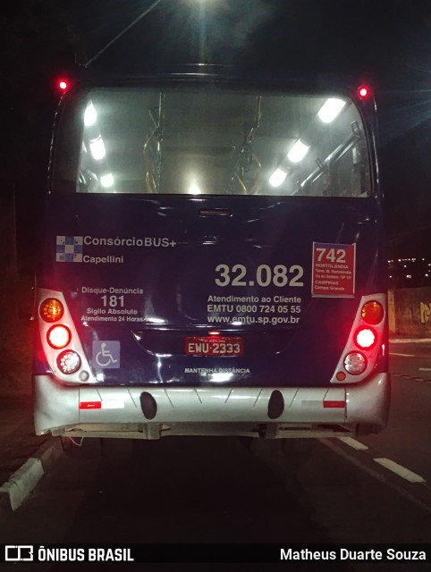 Transportes Capellini 32082 na cidade de Hortolândia, São Paulo, Brasil, por Matheus Duarte Souza. Número da foto: #13140840.