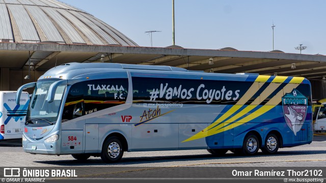 ATAH - Autotransportes Tlaxcala Apizaco Huamantla 584 na cidade de Venustiano Carranza, Ciudad de México, México, por Omar Ramírez Thor2102. Número da foto: #13140500.