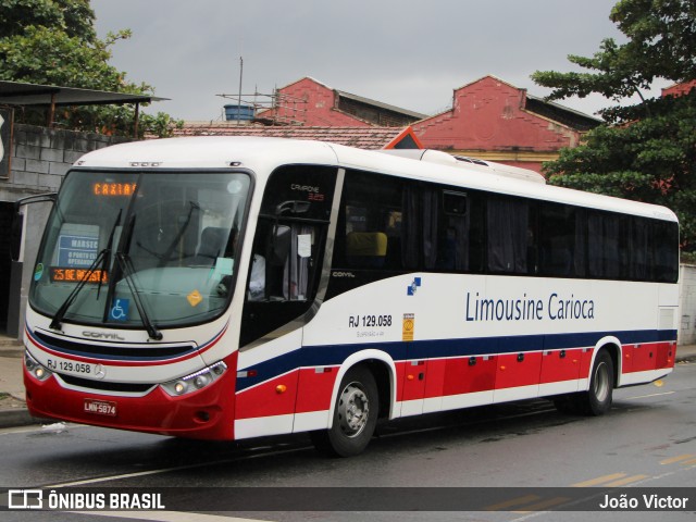 Empresa de Transportes Limousine Carioca RJ 129.058 na cidade de Rio de Janeiro, Rio de Janeiro, Brasil, por João Victor. Número da foto: #13141898.