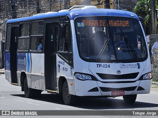 Transporte Complementar de Jaboatão dos Guararapes TP-124 na cidade de Jaboatão dos Guararapes, Pernambuco, Brasil, por Totupe Jorge. Número da foto: #13141230.